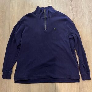 Lacoste Men's Zip-Up High-Neck Sweatshirt